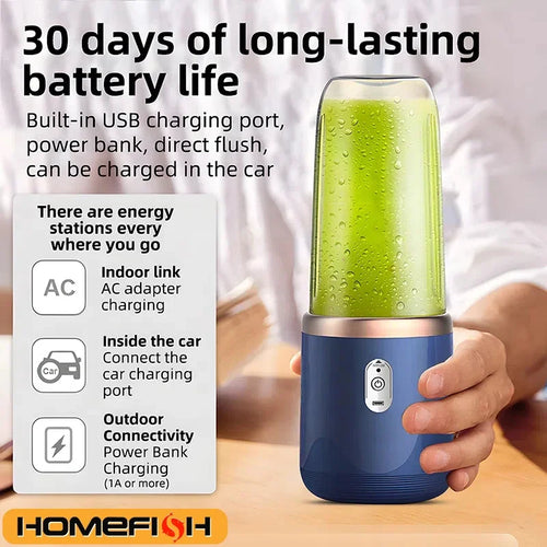 Portable USB blender battery life
