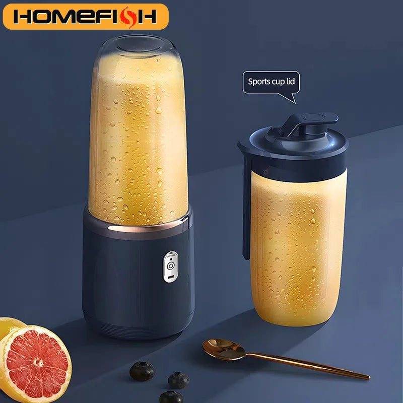 Portable USB blender — pink smoothie cup